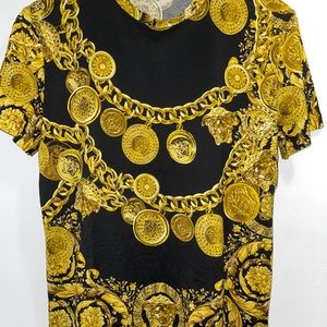 Versace Chain Medusa T shirt